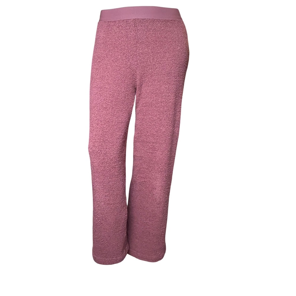 Joe Fresh Boucle Knit Lounge Pants Mauve Pink Cozy Soft Girl Relaxed Lounge XS